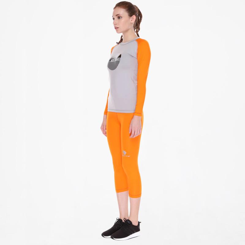 Jual Tiento Baselayer Manset Long Sleeve Sunset Grey Dan Celana