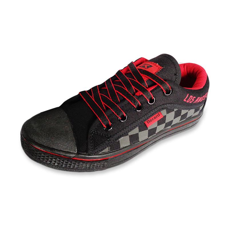 Jual Recordshoes La Sepatu Kets Pria Hitam Merah Online Oktober 2020 Blibli Com