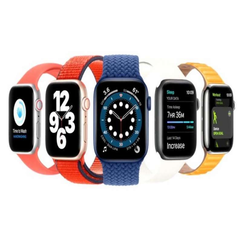 Jual Apple Watch Series 7 2021 45Mm 41Mm Nike Black/Green/Blue/Starlight di  Seller HoliDick - Indonesia | Blibli