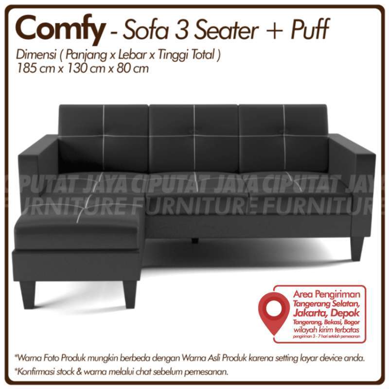 Lebar sofa online 3 seater