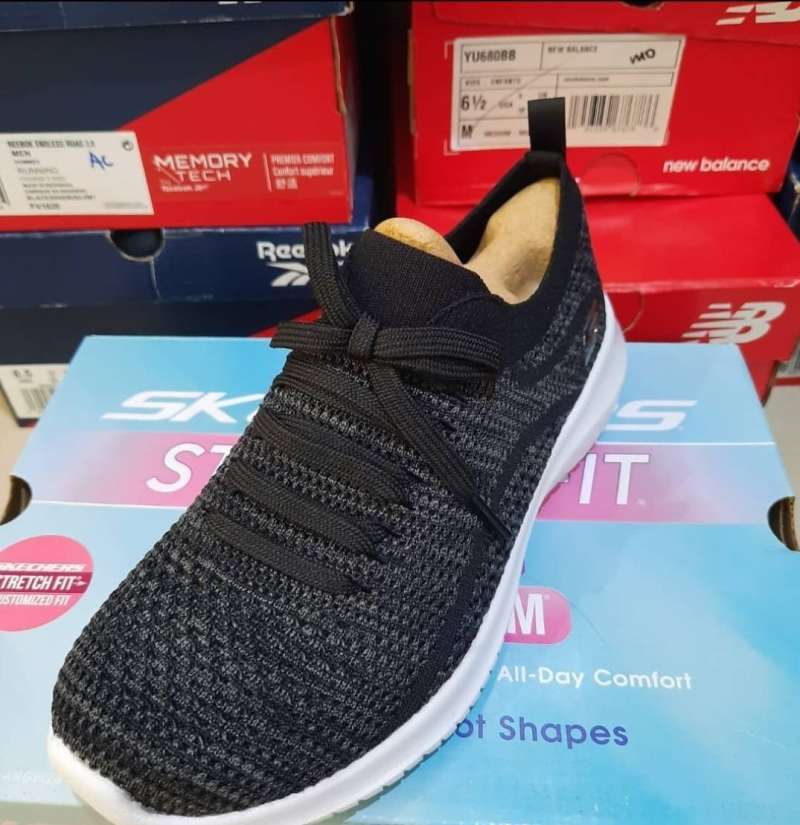 Skechers 12841 bkgy hot sale