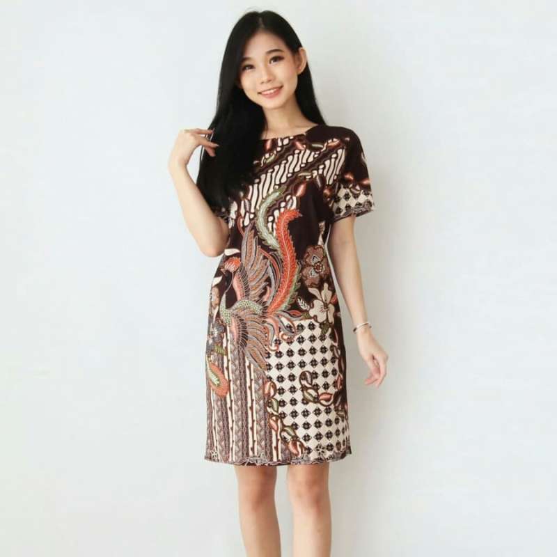 Dress motif batik top