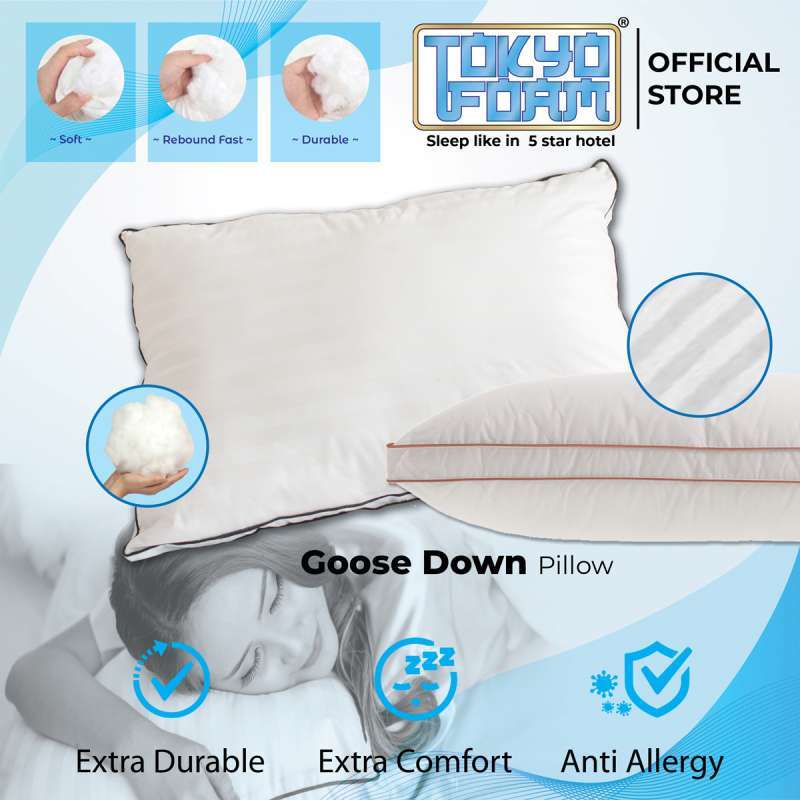Promo Bantal Goose Down Pillow By Tokyo Foam 1 Bantal Diskon 50 Di Seller Tokyo Foam Cibodas 2 Kota Tangerang Blibli