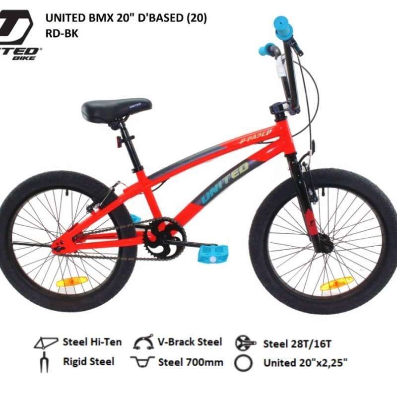 Jual Sepeda Bmx 20 D Based United Terbaru Alloy Garansi Sni Di Seller Gudang Sepeda Official Gudang Sepeda Official Kota Jakarta Selatan Blibli