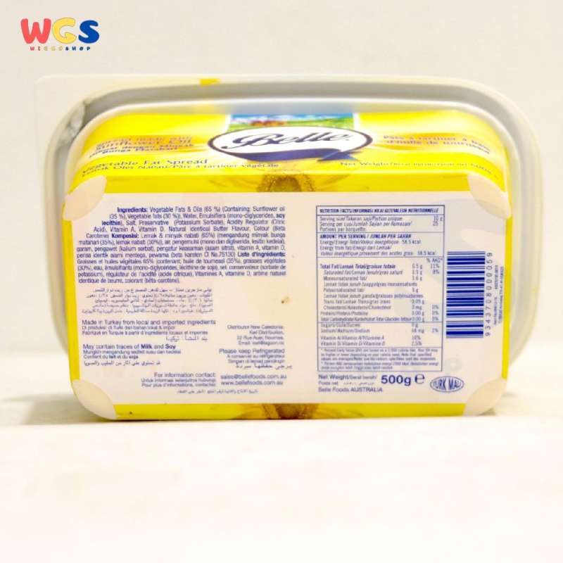 Jual Belle Margarine Made With Sunflower Oil Vegetable Fat ...