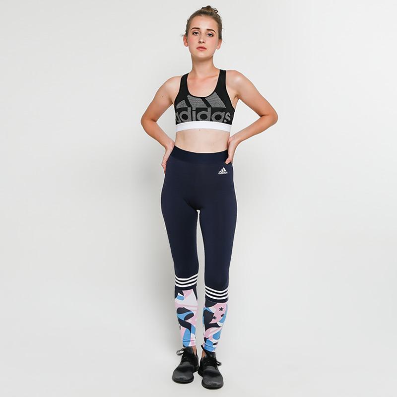 Jual adidas Women Training Sport ID Printed Tight Pakaian Fitness