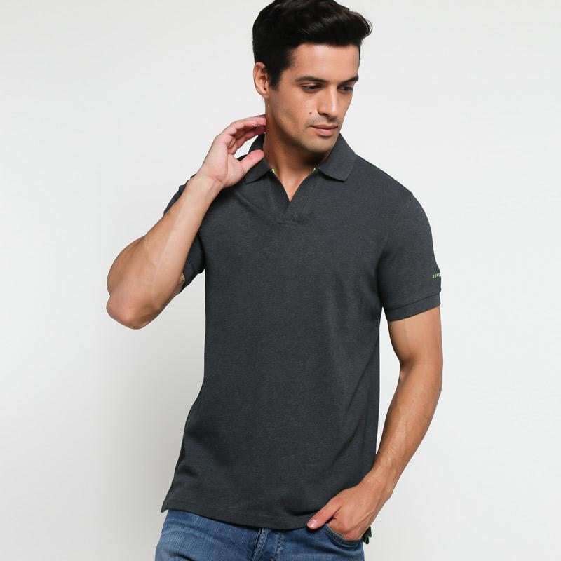 Jual Giordano V-Neck Polo Shirt Pria 
