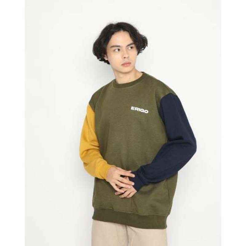 Promo Erigo Sweatshirt Clovis Olive di Seller Erigo Official Store - Kab. Tangerang, Banten | Blibli