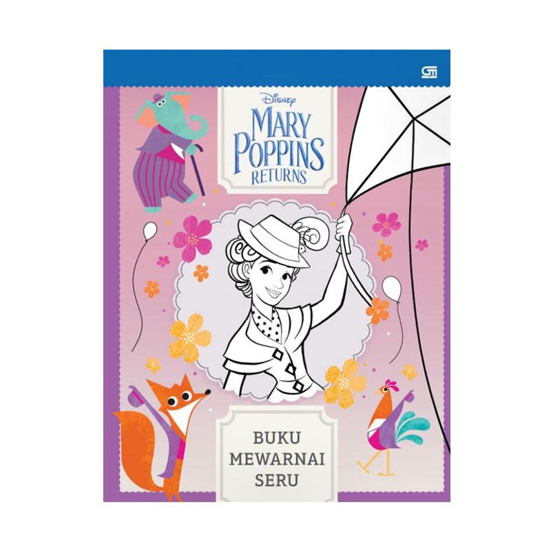 Gramedia Pustaka Utama Mary Poppins Returns Buku Mewarnai Seru By Disney Buku Edukasi Anak