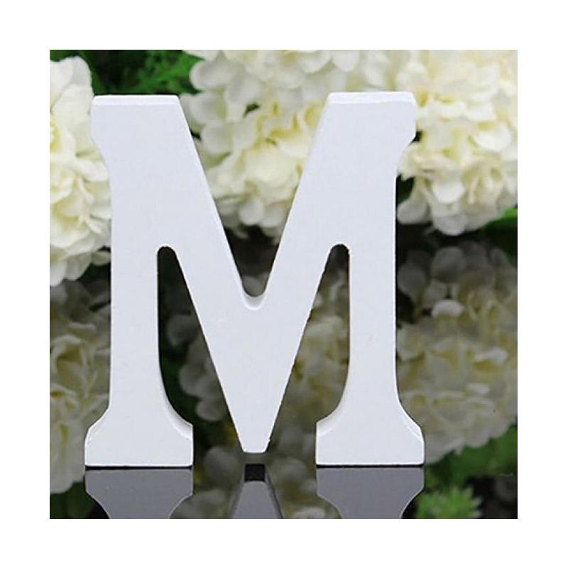 Jual Bluelans Large Wooden Letter Alphabet Wall Hanging Wedding