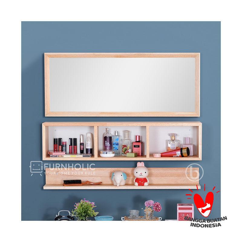 Jual Ifurnholic Mason Wall Organizer Set Of 3 Rak Cermin Dinding Online Juli 2020 Blibli Com