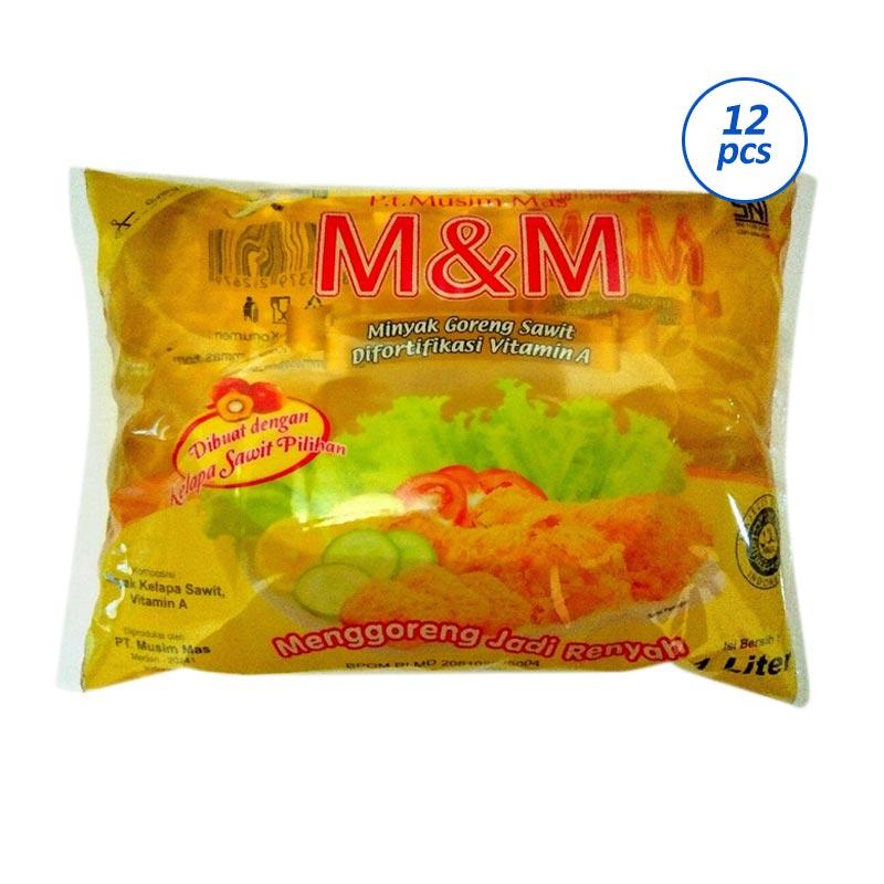 Jual M M Pillow Pack Refill Minyak Goreng 1 Liter 12 Pcs Murah Mei 2021 