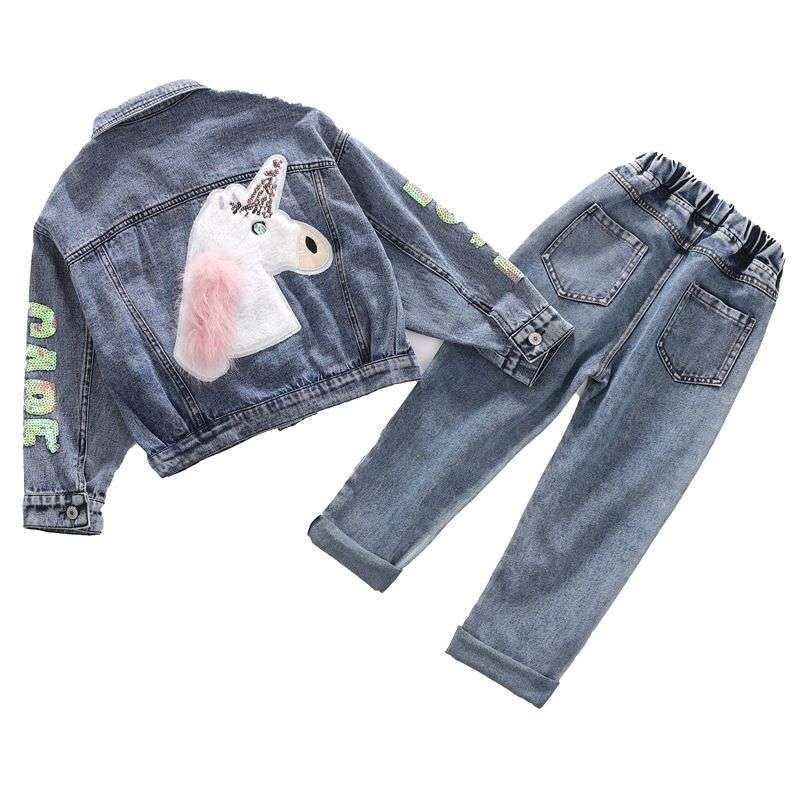 UNICORN SETELAN ANAK PEREMPUAN JAKET 