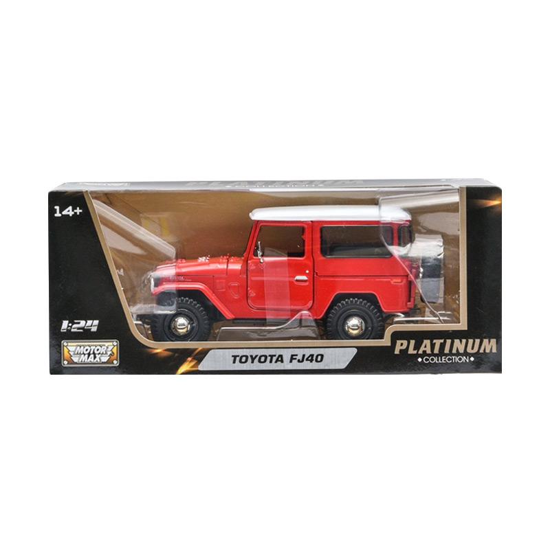 Jual Motormax 79323ptm Toyota Fj40 Red Platinum Die Cast