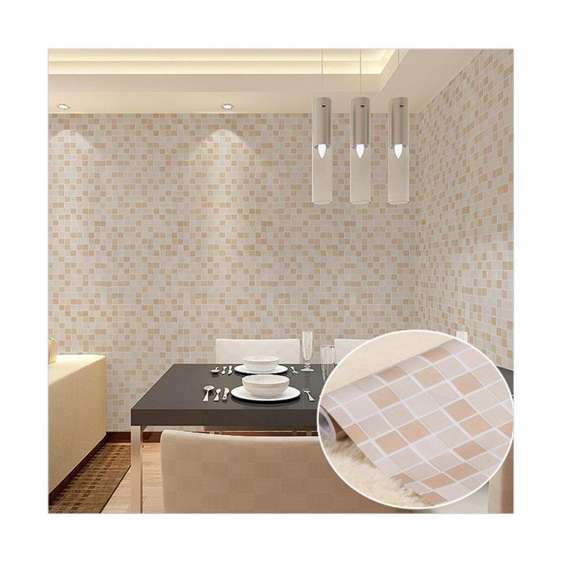 Jual Fs Bluelans Creative Mosaic Decorative Wall Sticker Bedroom