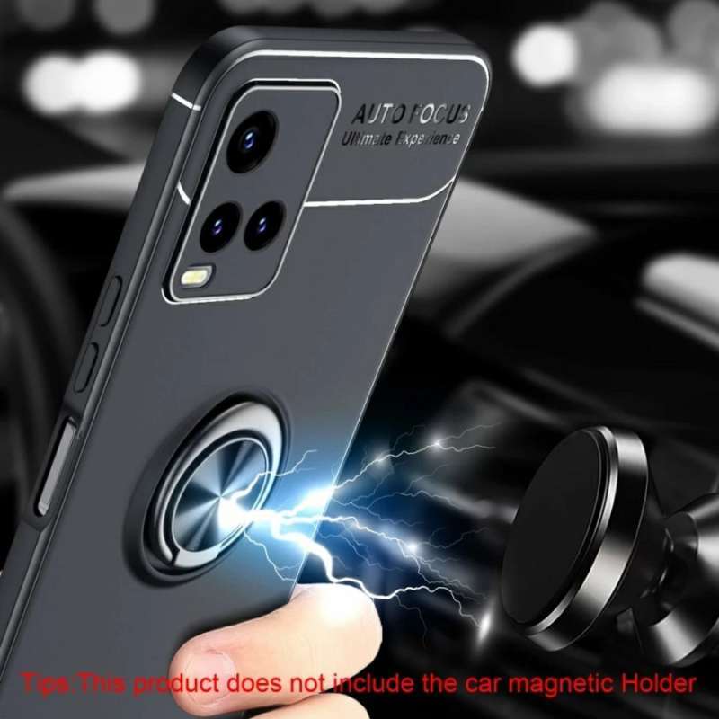 Custodia SEAHAI Per Vivo Y21 / Y21s / Y33s: Cover Morbida TPU Con Paraurti Ad Aria E Dissipazione A Nido D'Ape - Nero