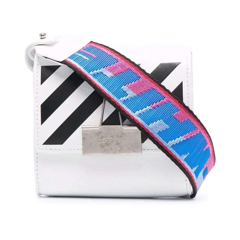 Off-White Diag Mini Bag White Black 