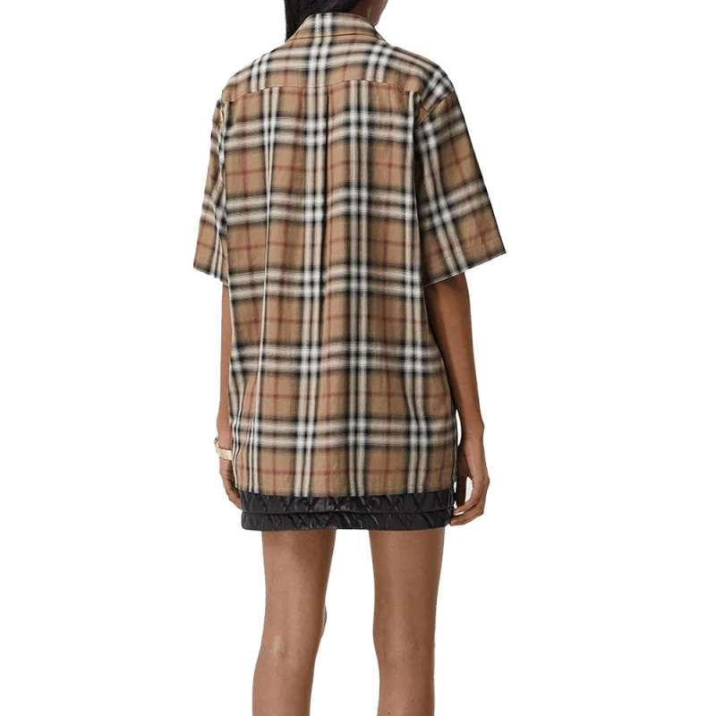 Burberry Short-Sleeved Shirt Brown Wom 