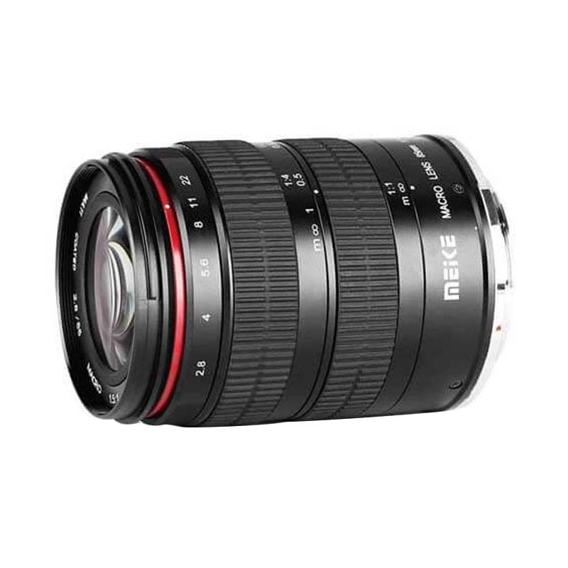 kamerakamera meike 85mm f2 8 lensa macro for canon