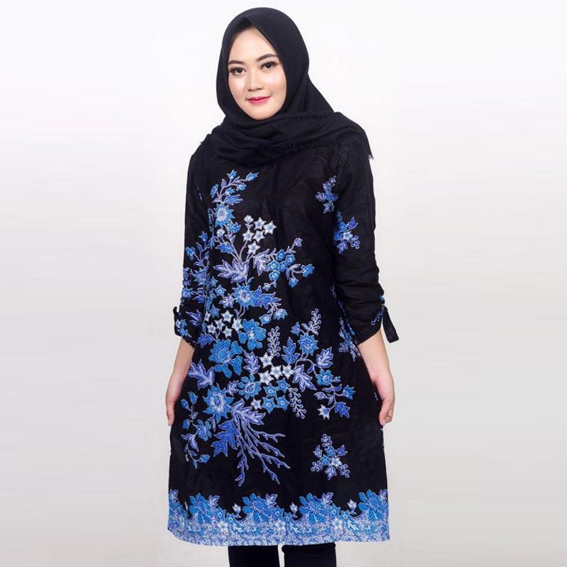 Jual Batik Prass Motif Bunga Tunik Batik Wanita - Biru Di Seller Ra Gallery  - Panjang Wetan, Kota Pekalongan | Blibli