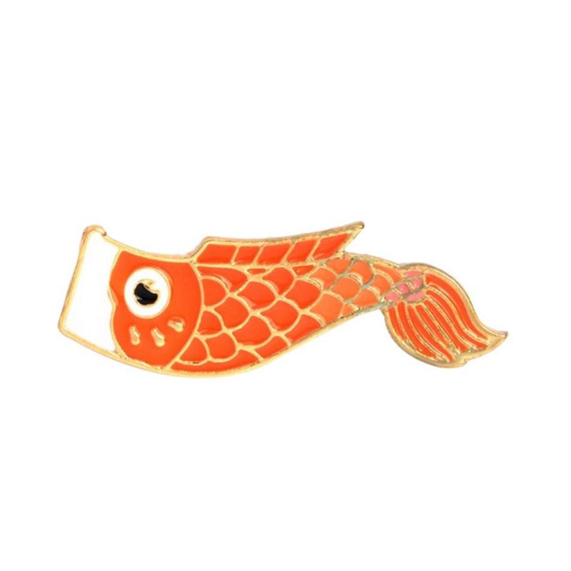 Jual Bluelans Lovely Colorful Enamel Koi Fish Collar Bade Cartoon Clothes Decor Brooch Pin Orange Online September 2020 Blibli Com
