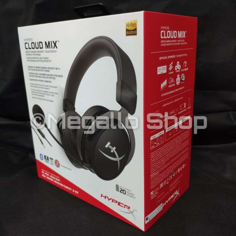 Promo HyperX Cloud Mix Bluetooth / Wired Gaming Headset Garansi Resmi 2 Thn  di Seller Nawa khaira - Kota Jakarta Barat, DKI Jakarta | Blibli