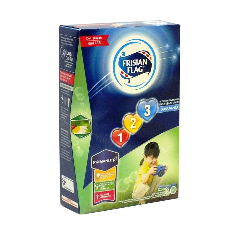 Jual Frisian Flag Bendera Jelajah Va 123 Vanilla Susu Bubuk 800g Kemasan Box Online April 2021 Blibli