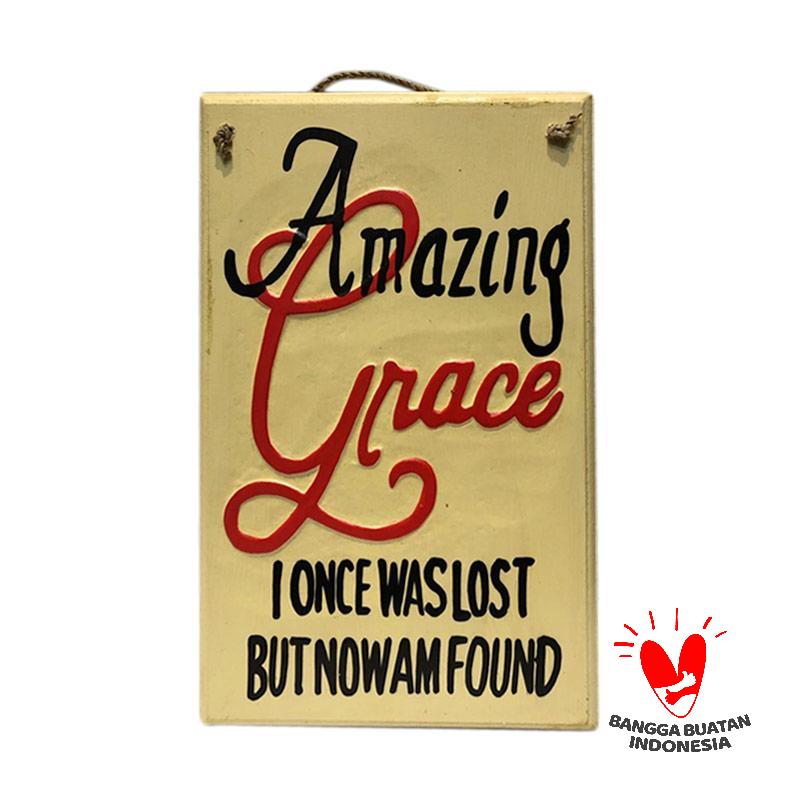 Jual Pre Order Cendana Permai Art Shop Wall Art Amazing Grace