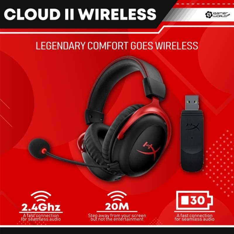 Jual HyperX Cloud 2 Wireless 7.1 
