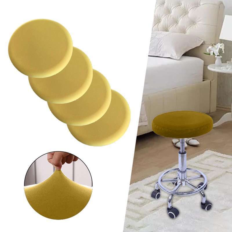 Yellow bar stool cushions best sale