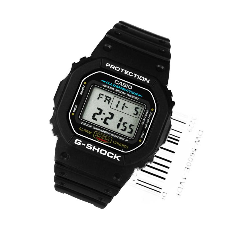 Jual Casio Digital Jam Tangan Pria Hitam Dw 5600e 1vdf Original Online Desember 2020 Blibli