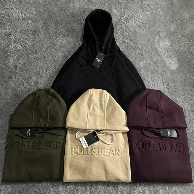 Jaket hoodie pull and bear top