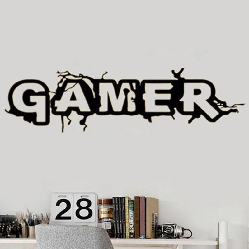 Jual Bluelans Bedroom Gamer Letter Removable Living Room Background Wall Sticker Home Decor Terbaru Juni 2021 Blibli