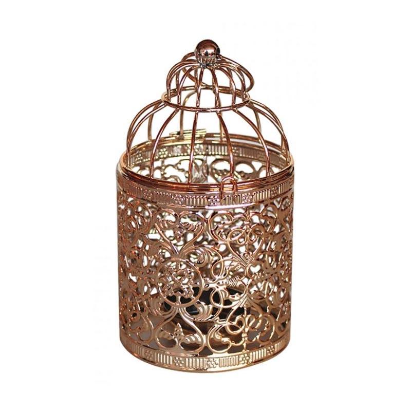 Jual Bluelans Type B European Hollow Flower Hanging Iron Birdcage