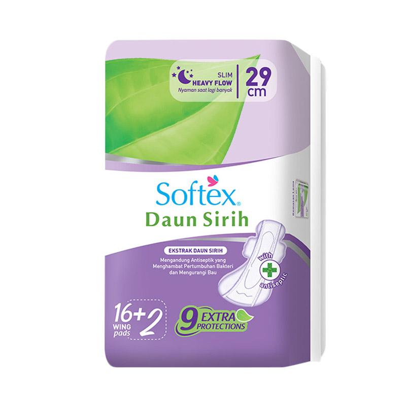 Jual Softex Daun Sirih Pembalut [29 cm/16 s] di Seller Softex Indonesia  Official Store - Kota Tangerang Selatan, Banten | Blibli