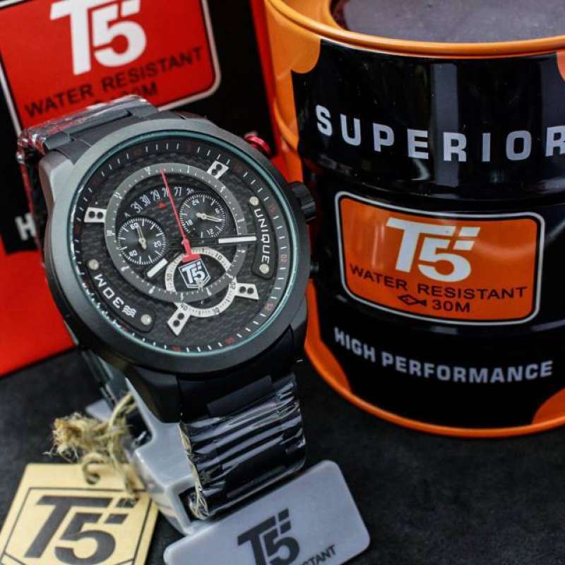 Promo Jam Tangan Fashion Jam Tangan Pria T5 H3667 Original Chrono