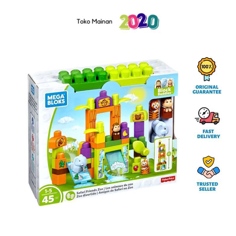 Mega bloks safari friends zoo discount
