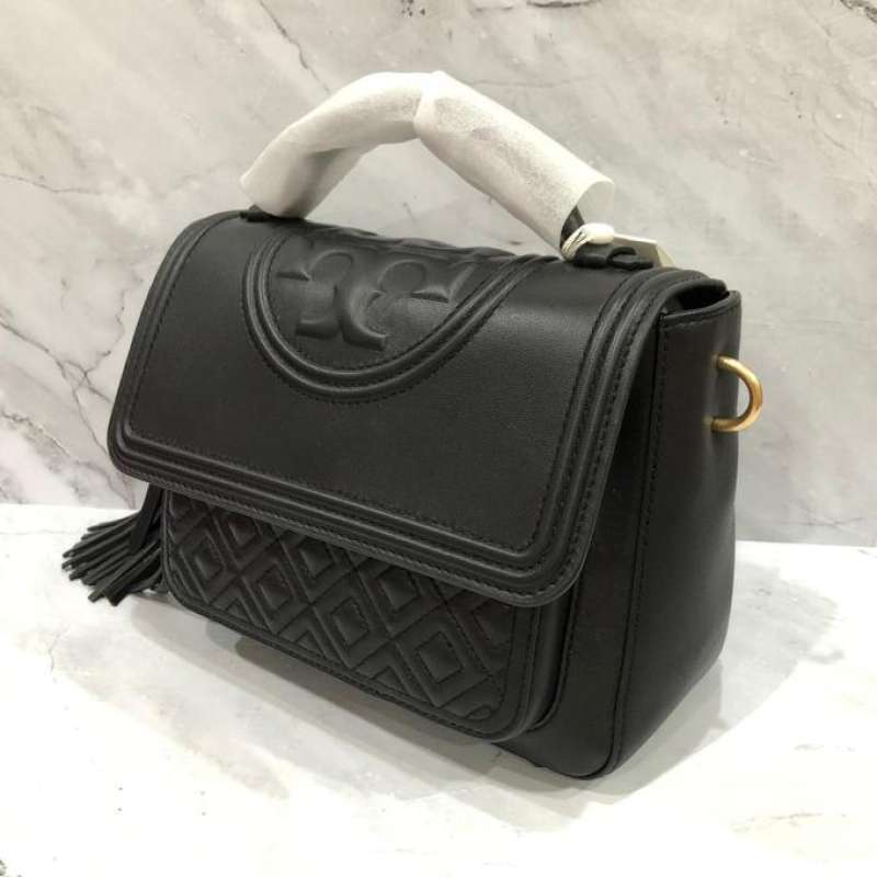Tory burch fleming top handle cheap satchel