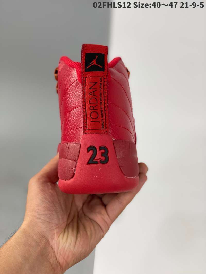 jordans all red 12