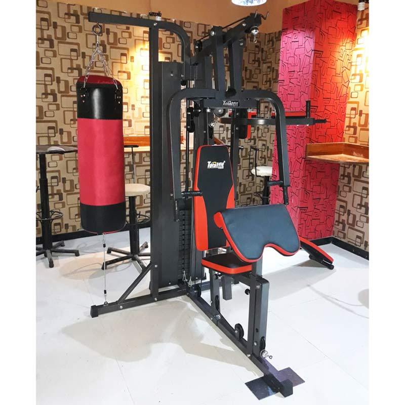 Promo Total Fitness Home Gym 3 Sisi Samsak Tinju Alat Fitnes