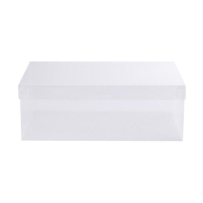 Jual Bluelans Candy Color Clear Plastic Shoebox Lady Stackable Shoes Storage Box Drawer Unit Online September 2020 Blibli Com
