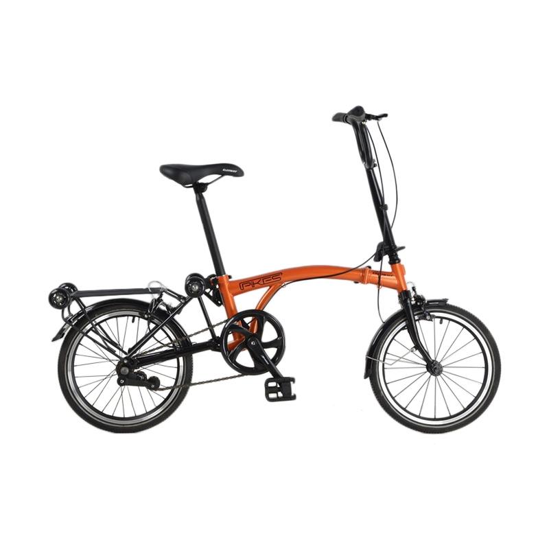Jual Sepeda Lipat Element Pikes Single Speed Orange Online Mei