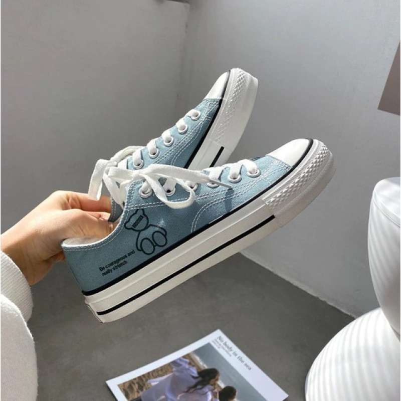 printed canvas shoes