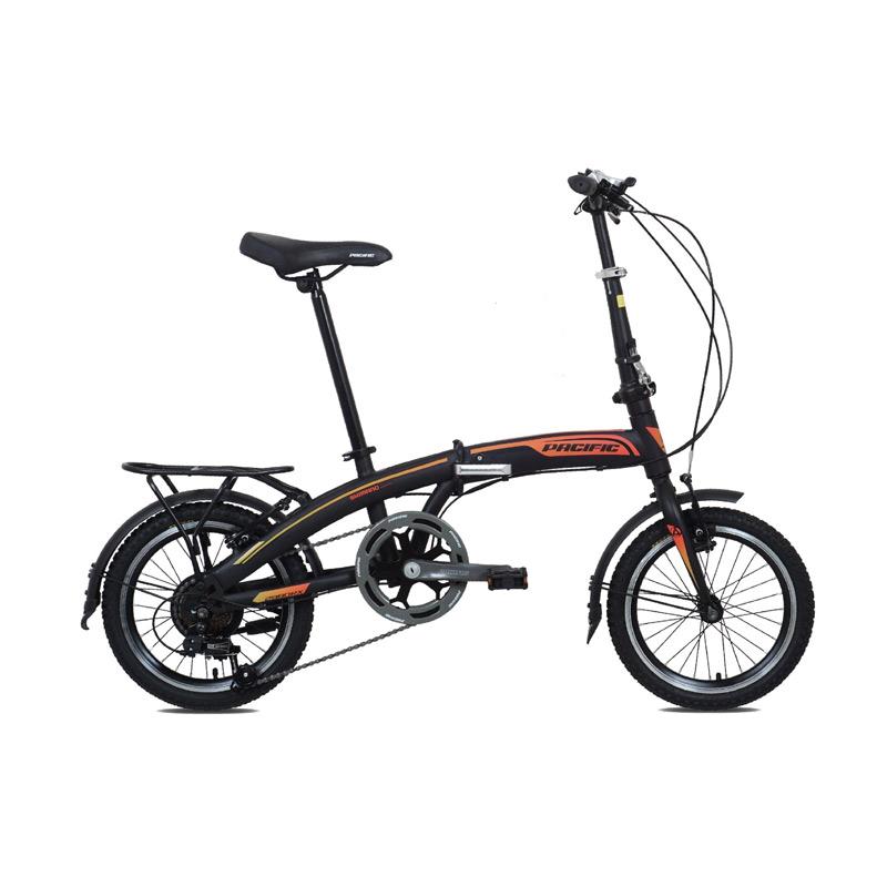 Jual Pacific 2980 Rx V Sepeda Lipat 16 Inch Black Orange Murah