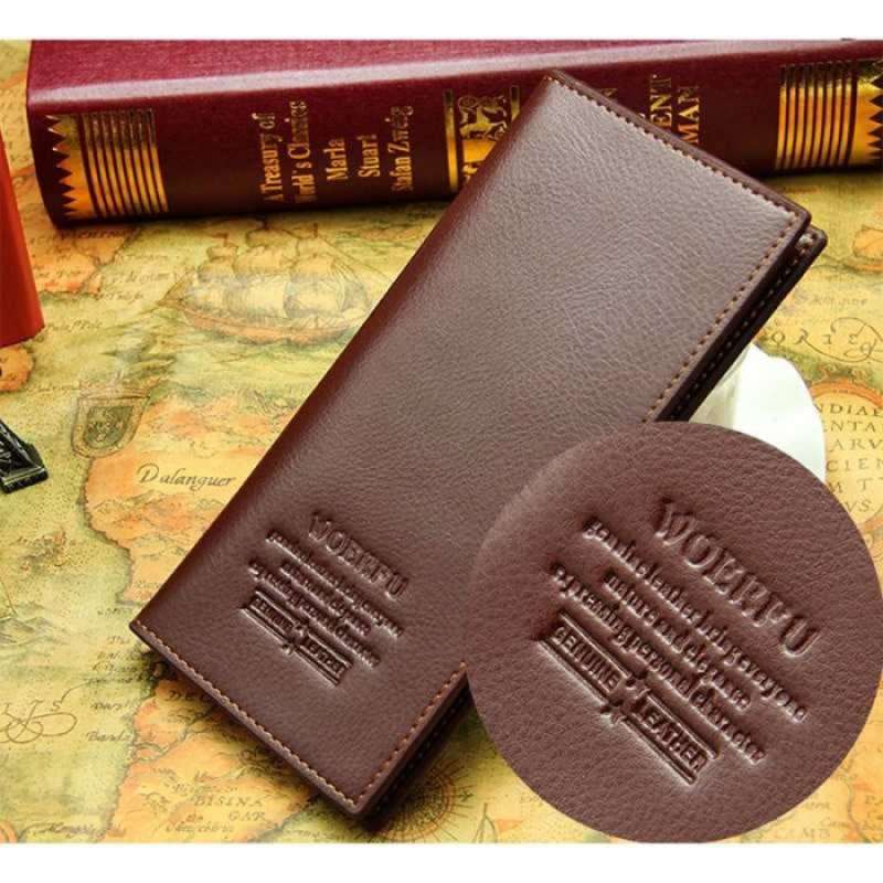 Jual Woerfu Dompet Panjang Wanita Dompet Kulit Pria Long Wallet