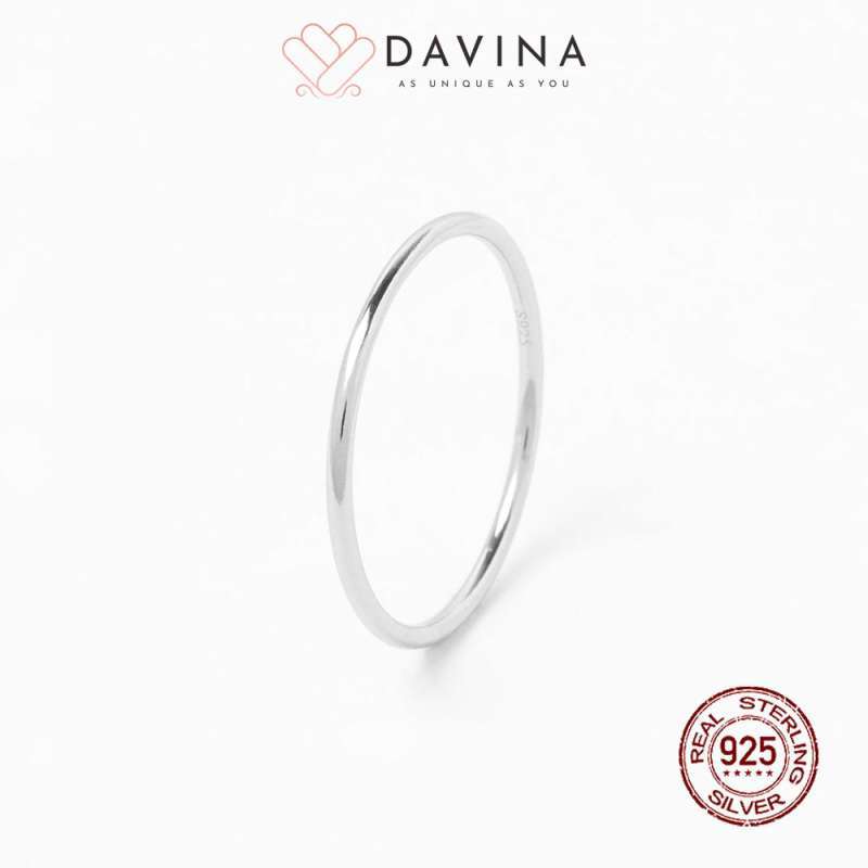 Jual Cincin Perak DAVINA Adele Ring 925 Sterling Silver Pria Korea