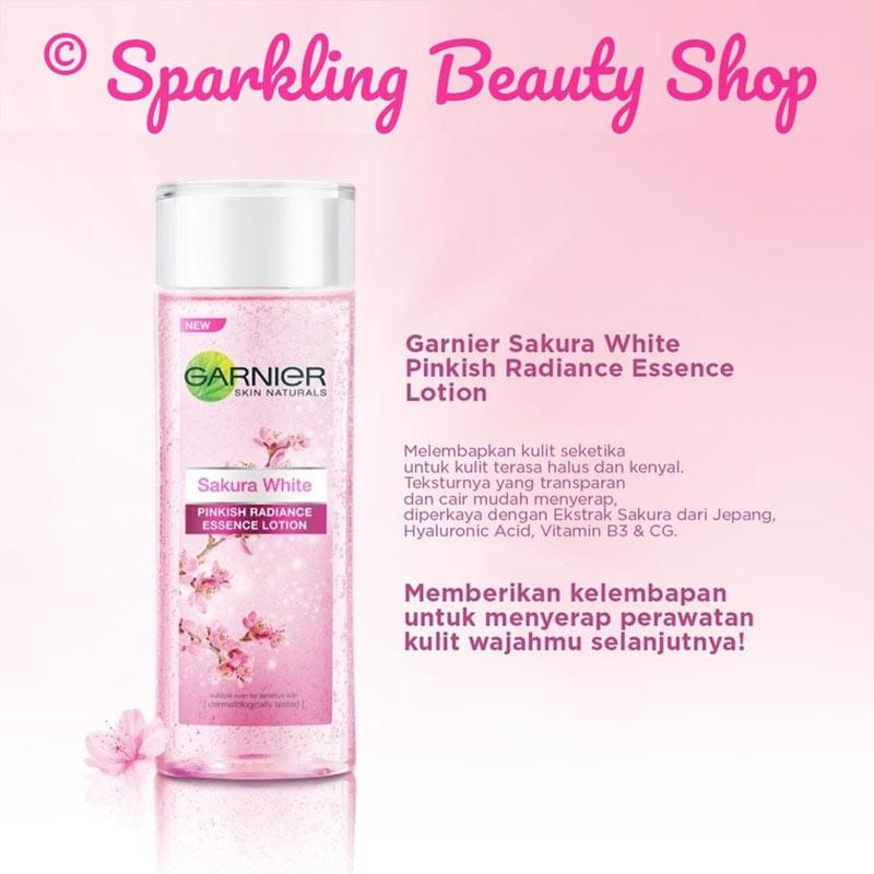 Jual Garnier Sakura White Pinkish Radiance Essence Lotion 1 Ml Original Online Februari 21 Blibli