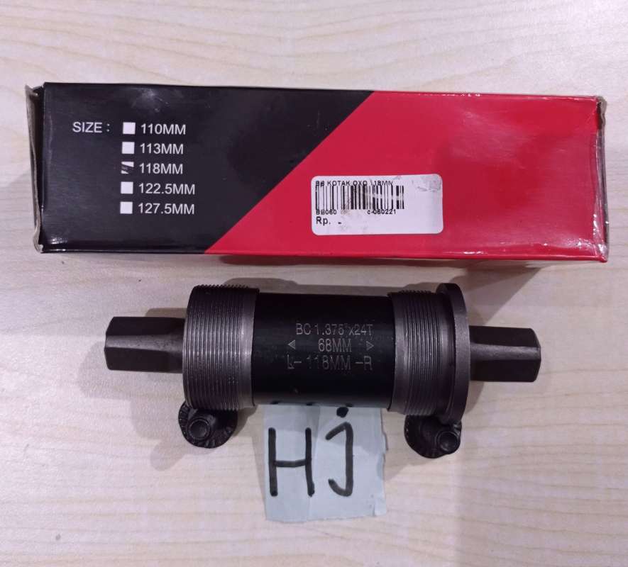 Jual Bb Bottom Bracket Kotak Oxo 118 Square Di Seller
