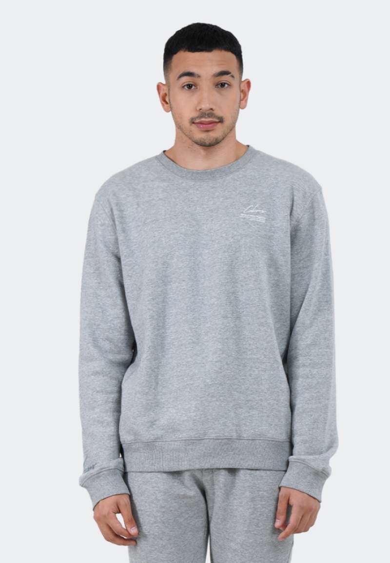 grey sweatshirt