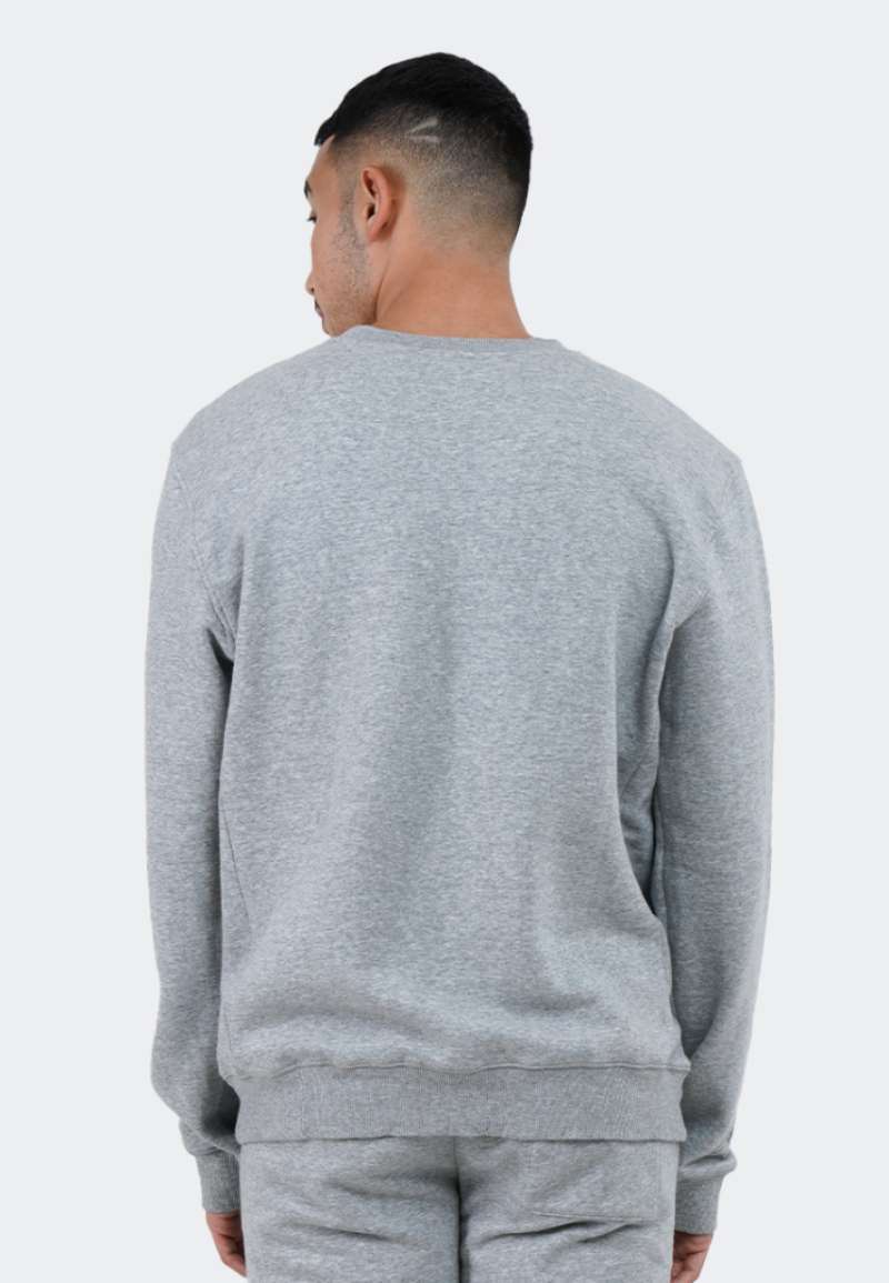 grey sweatshirt
